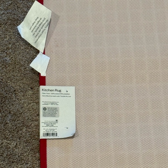 Target Red Accent Rug NWT - Picture 4 of 8